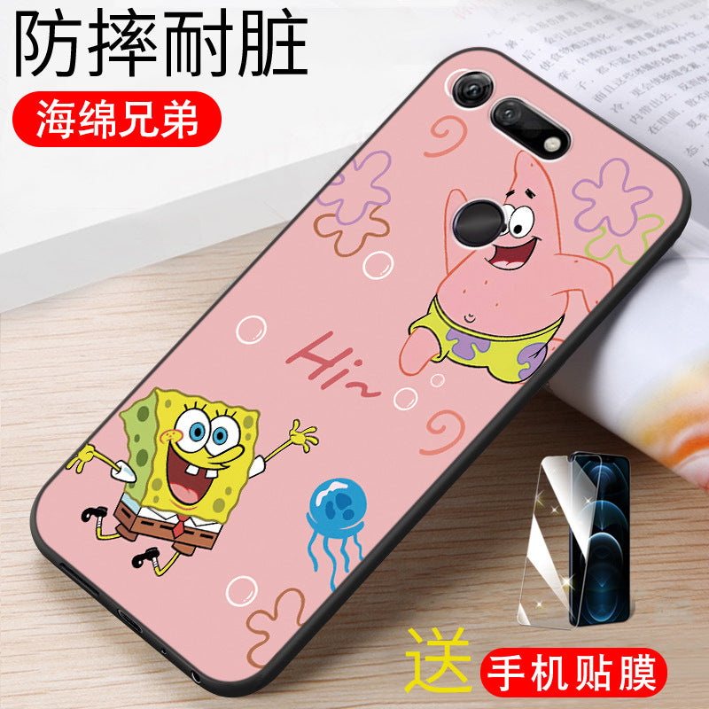 Suitable for Huawei Honor v20 mobile phone case HonorPCTAL 0 protective case HonorV20 student HUAWEI film