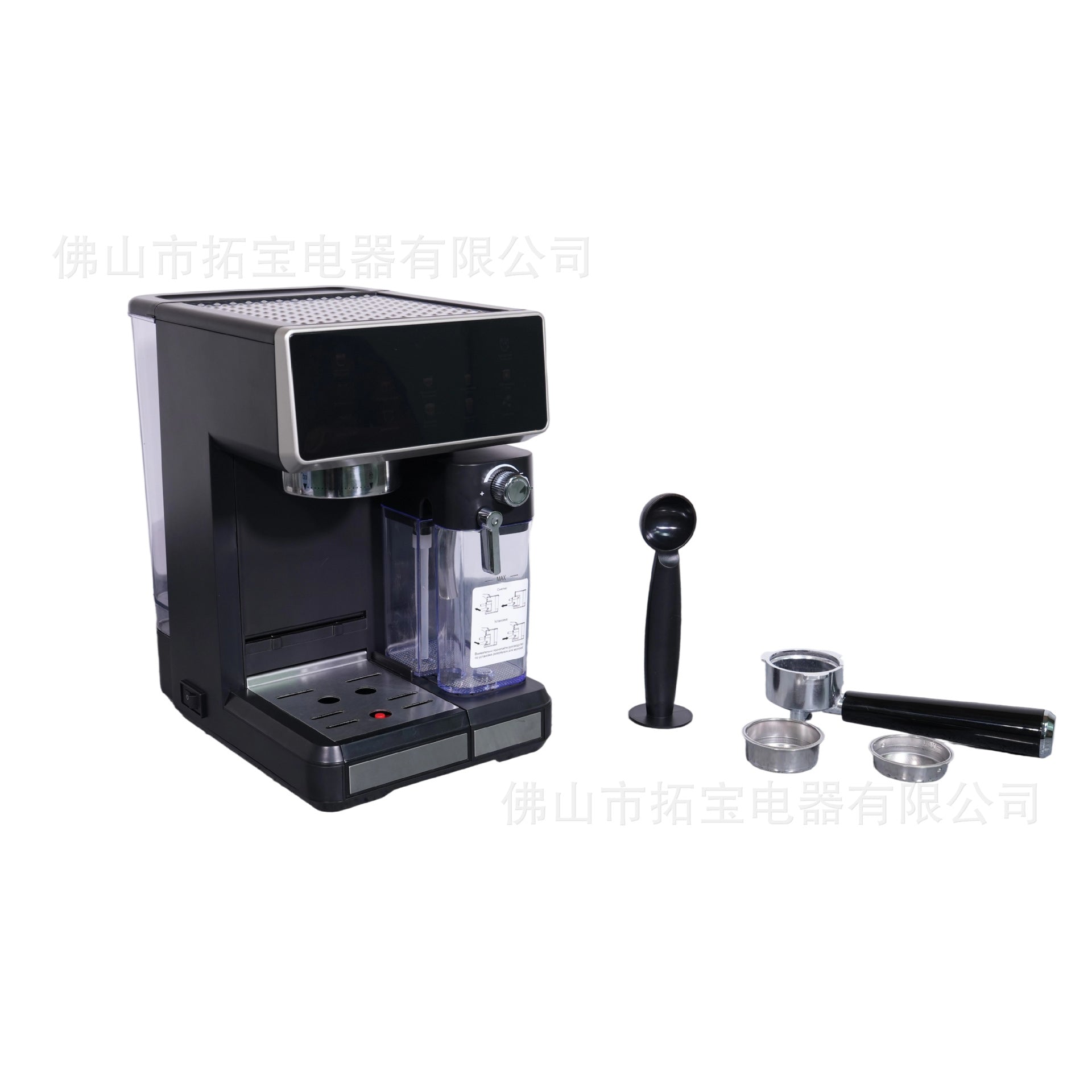 Coffelady automatic espresso machine, color screen touch one-click coffee froth