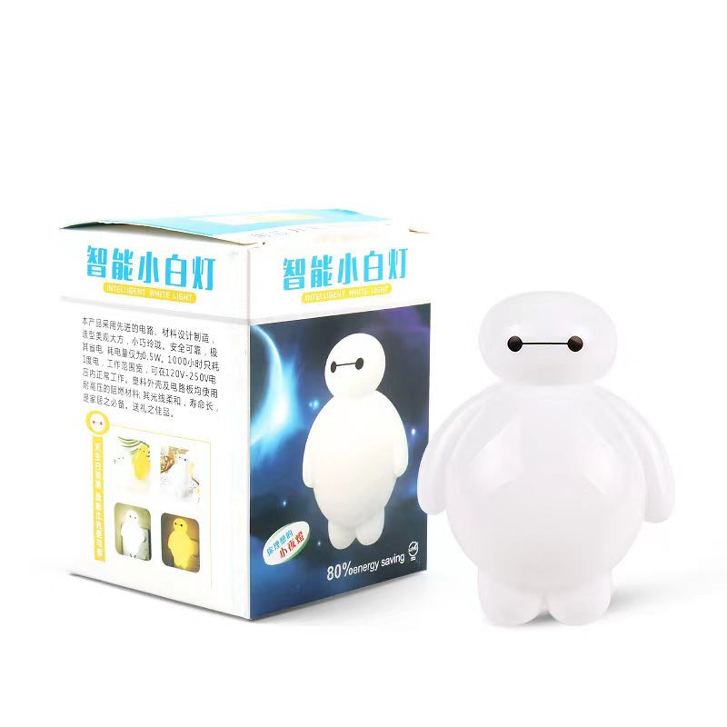 New 3W plug-in with switch LED night light cold and warm color living room bedroom sleep bedside light manufacturer wholesale stall