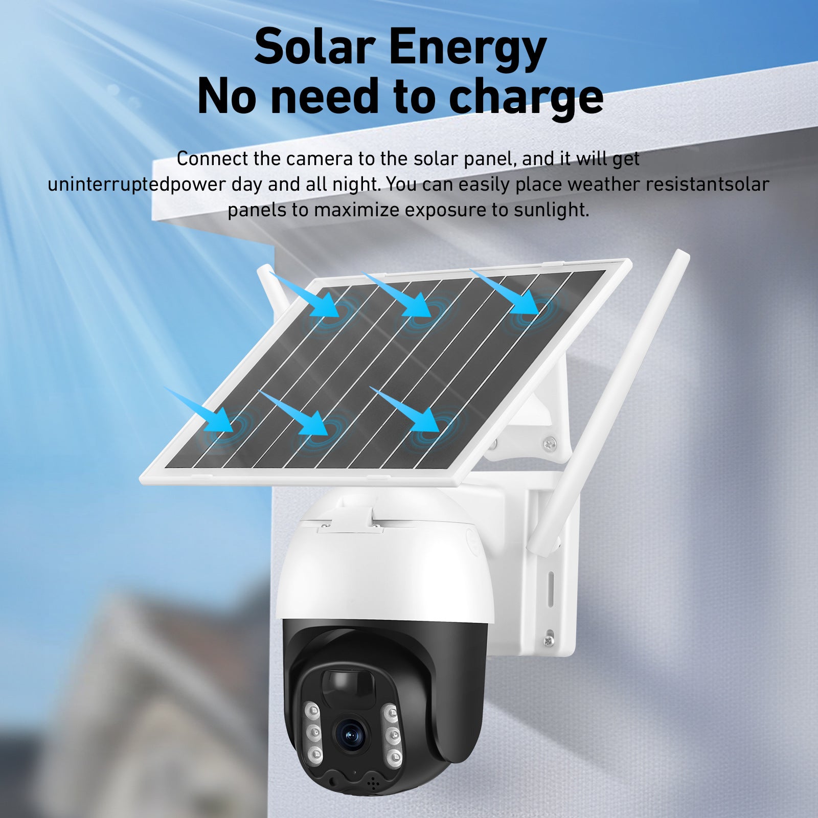 4G solar surveillance camera outdoor wireless remote intelligent monitor camera head alarm high definition camera