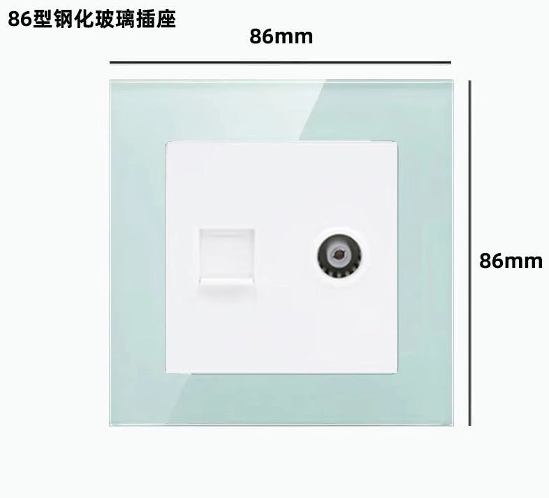 British 13A Hong Kong and Macao USB socket British standard porous TYPE-C charging panel switch electrical system