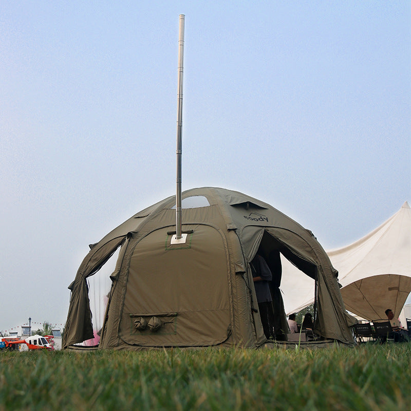 Junxin outdoor camping inflatable tent Coody cotton starry sky car tail ball tent canopy tent 3-5 people rainproof