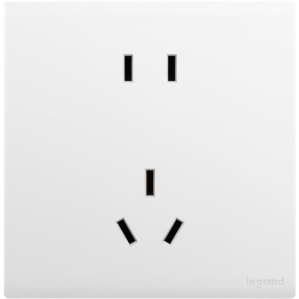 Legrand switch socket household Jianyue ceramic white positive five-hole new national standard concealed usb wall panel plug