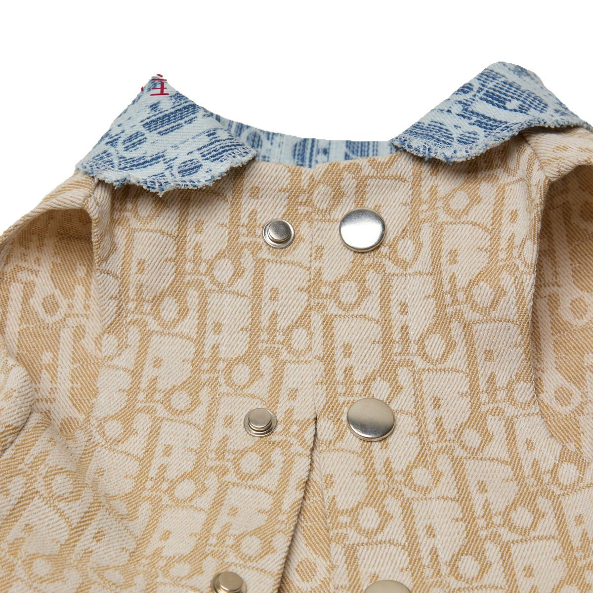 Pet vest denim sleeveless jacket spring and summer splicing trendy brand large dog clothes puppy teddy than bear pomeranian cat