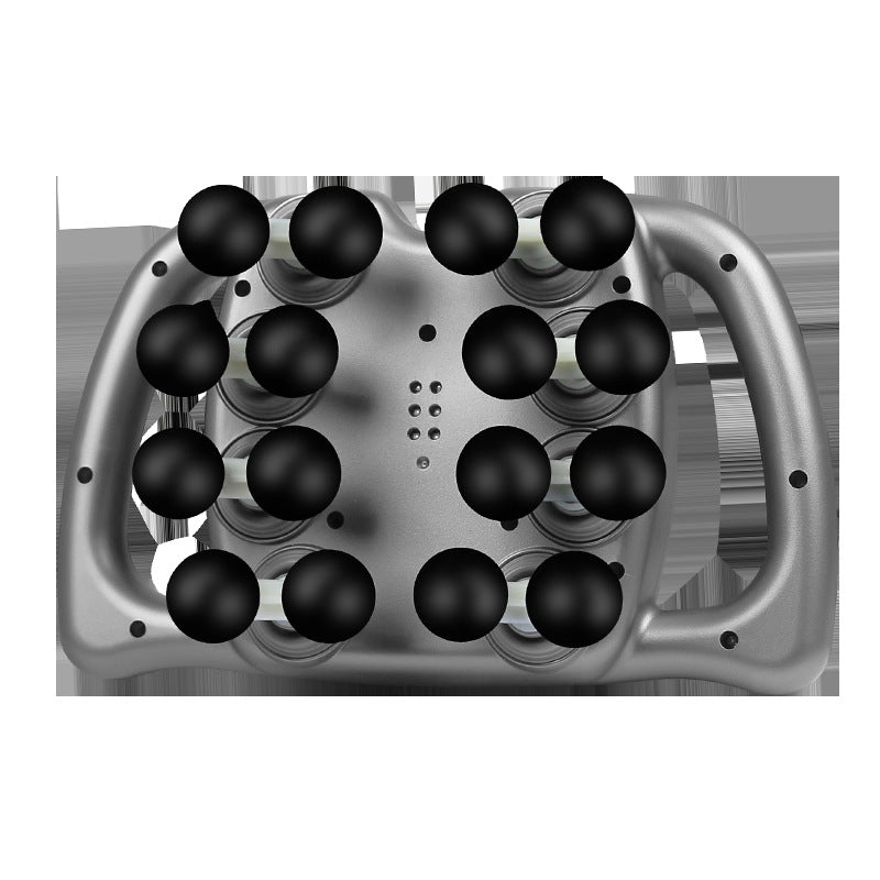 Explosive Simulation Human Hand Cervical Massager Multi-head Multifunctional Relaxation Fascia Gun Strong Power Deep Strike Foot