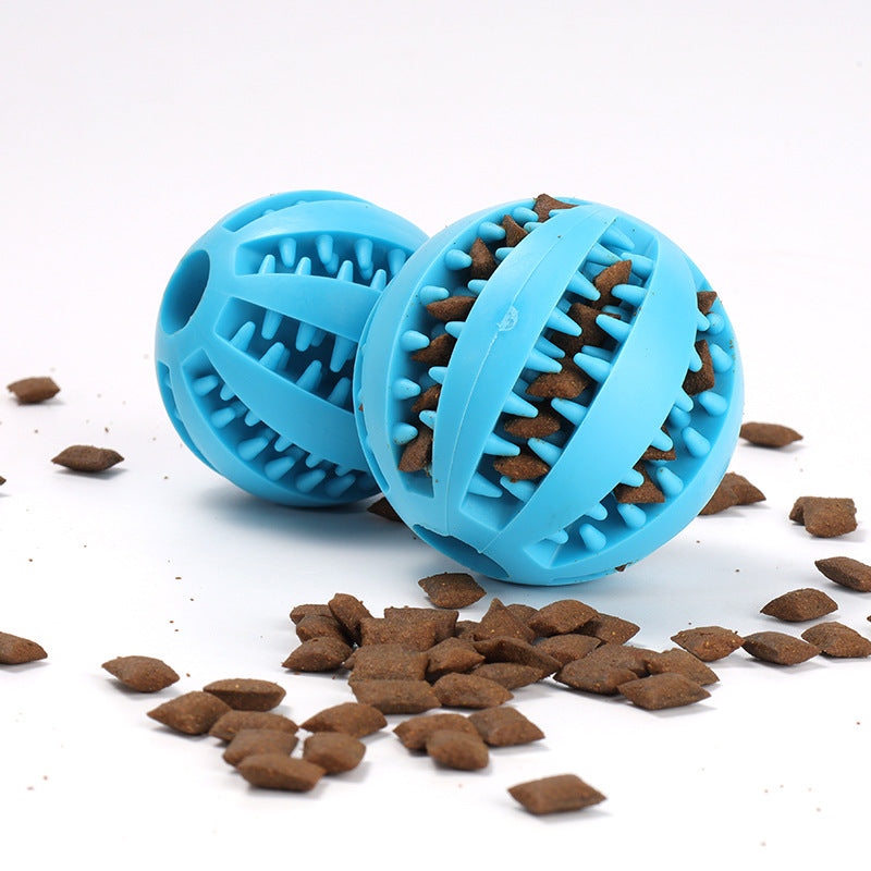 Bite-resistant hidden food watermelon ball toy ball dog bite not rotten, pet dog toy self-hi to relieve boredom, molar teeth and leak food ball