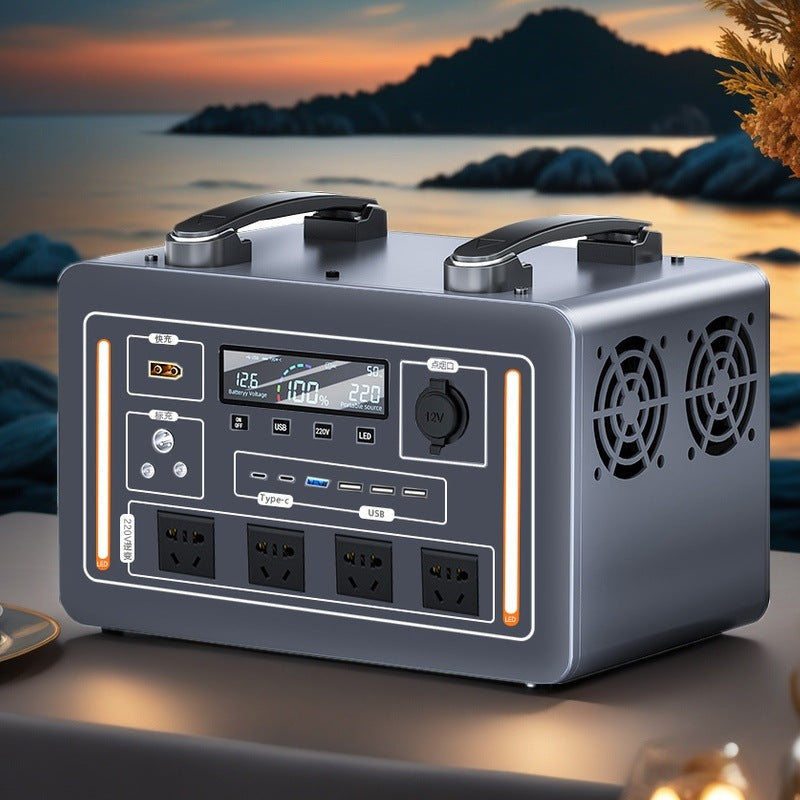 Flagship large-capacity outdoor mobile power supply 220v stall night market commercial self-driving camping portable durable high power