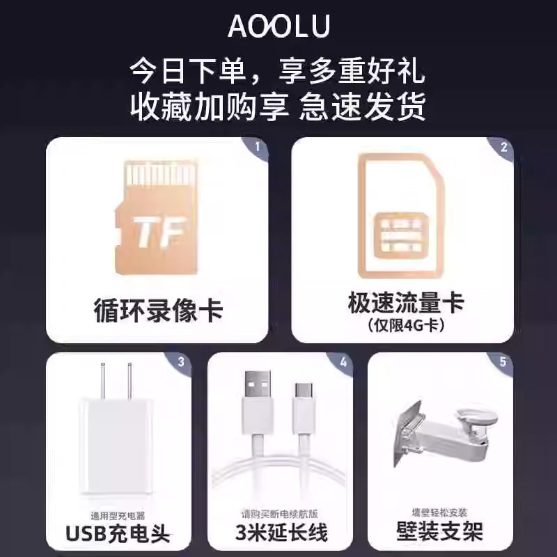 Two-way video call surveillance camera home remote with voice wireless WIFI elderly baby caregiver