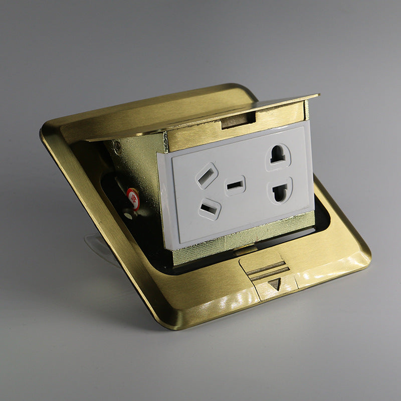 Wholesale Household Dark Grey Five-hole Socket 86 Concealed Two and Three Poles One Open Single Double Control Plug Switch Panel