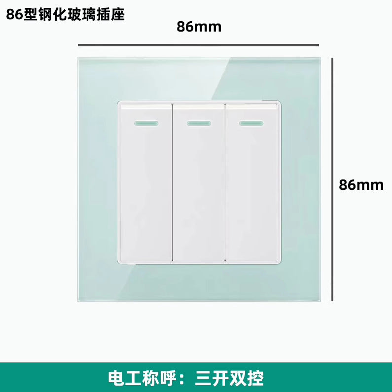British 13A Hong Kong and Macao USB socket British standard porous TYPE-C charging panel switch electrical system