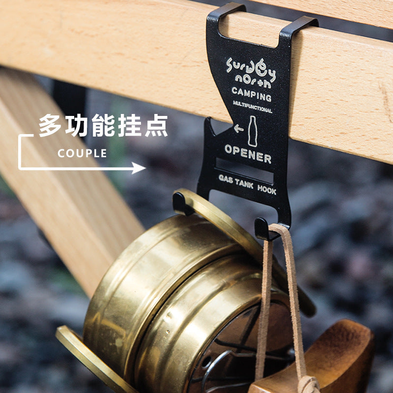 IGT desktop fixed frame cassette furnace alpine gas tank hook outdoor camping flat gas tank buckle multi-functional hanger