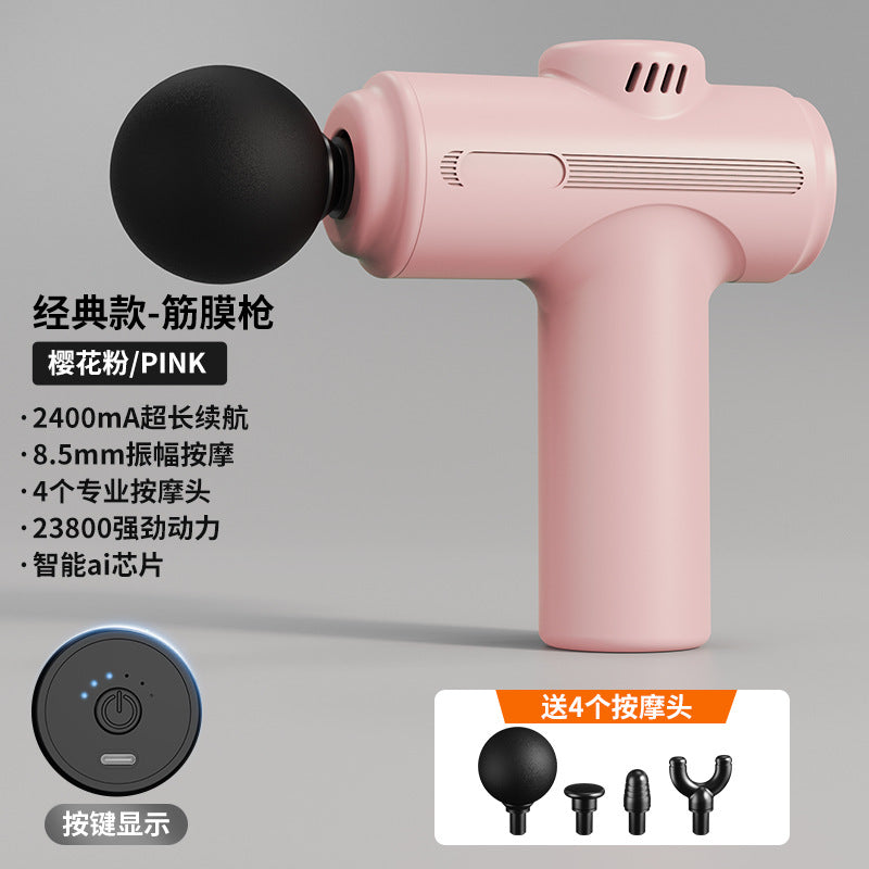 Cross-border fascia gun muscle relaxation massager for men and women mini small professional mini neck gun to relax muscles