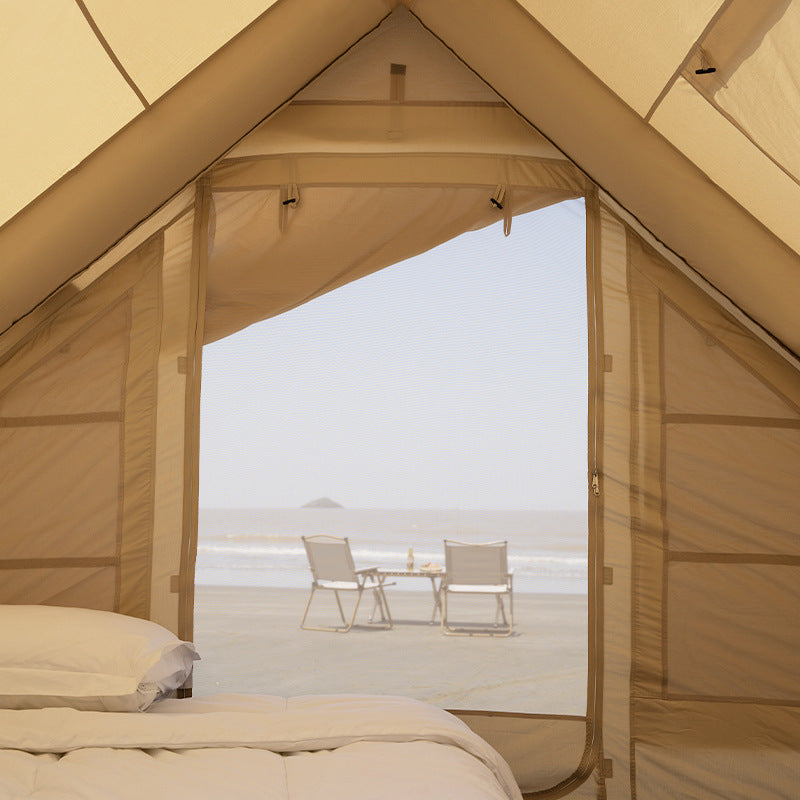 Xintu 6 m2 inflatable tent camping equipment outdoor overnight without building a rainproof roof 3-4 people portable camping