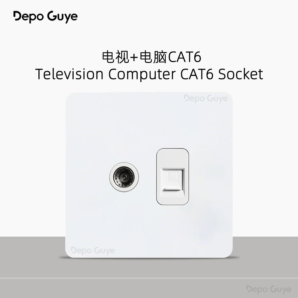 Foreign trade simple wind stainless steel switch panel 86 type concealed Hong Kong and Macao British standard European socket brass lever