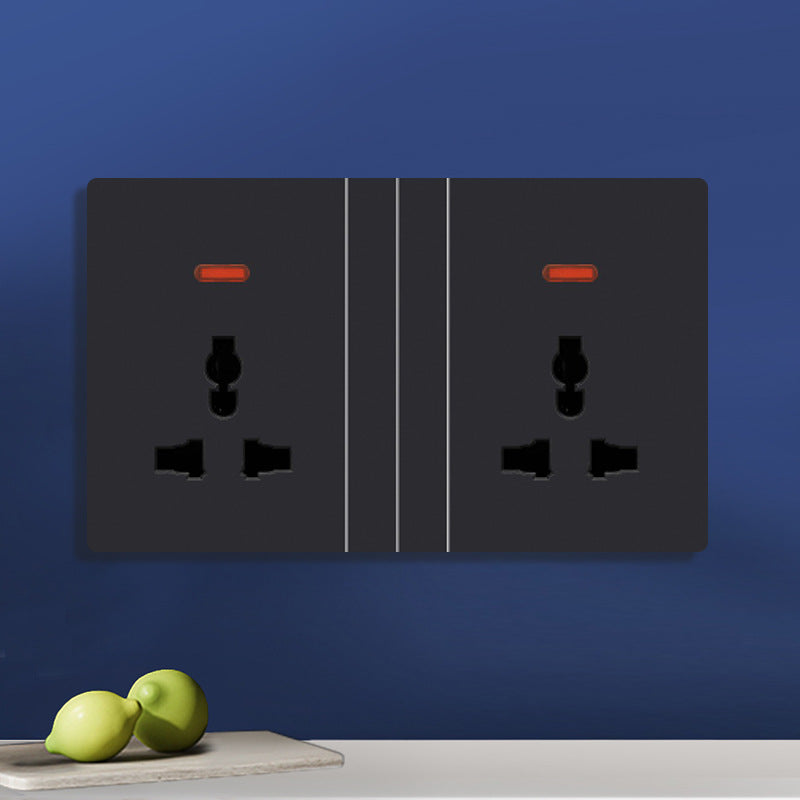 Export for British standard socket switch panel 13A double usb one-open five-hole multi-function three-hole plug 146 foreign trade