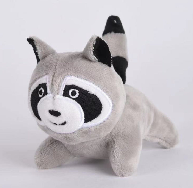 Amazon popular pet toys cat and dog squeaking doll sounding tree hole panda plush toy dog supplies