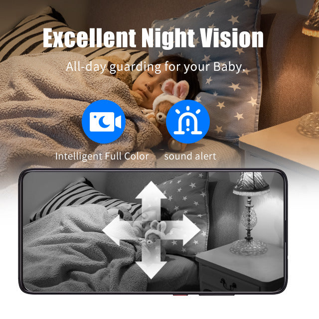 Wireless surveillance camera WiFi remote monitor network home, voice intercom intelligent high definition camera