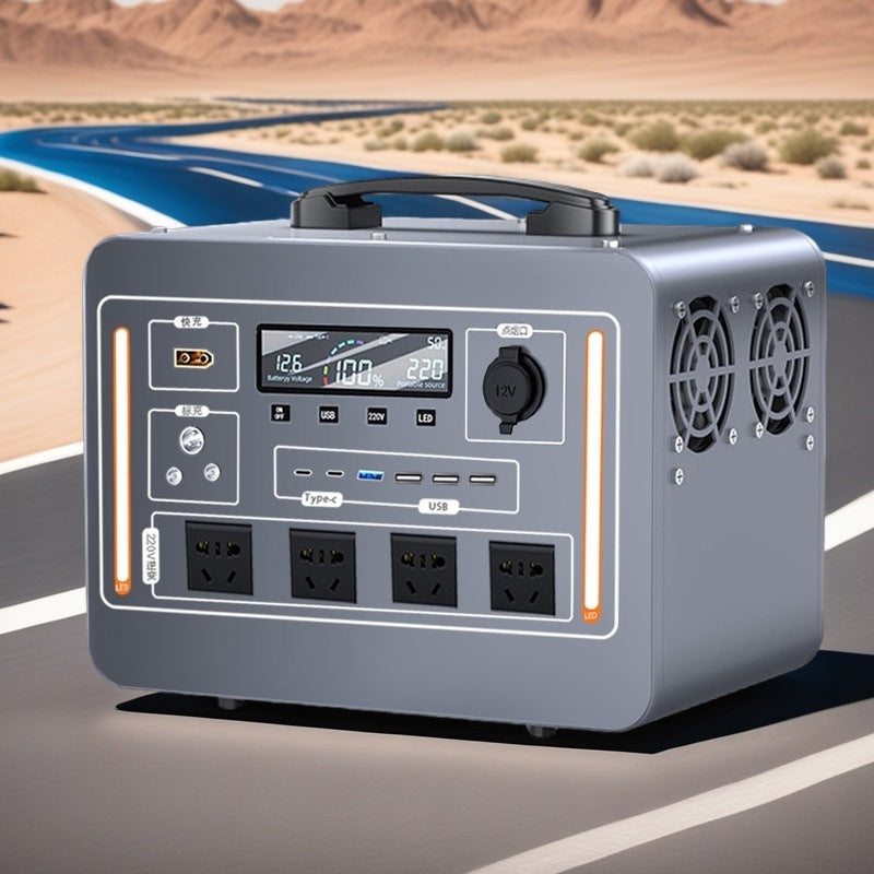 Flagship large-capacity outdoor mobile power supply 220v stall night market commercial self-driving camping portable durable high power