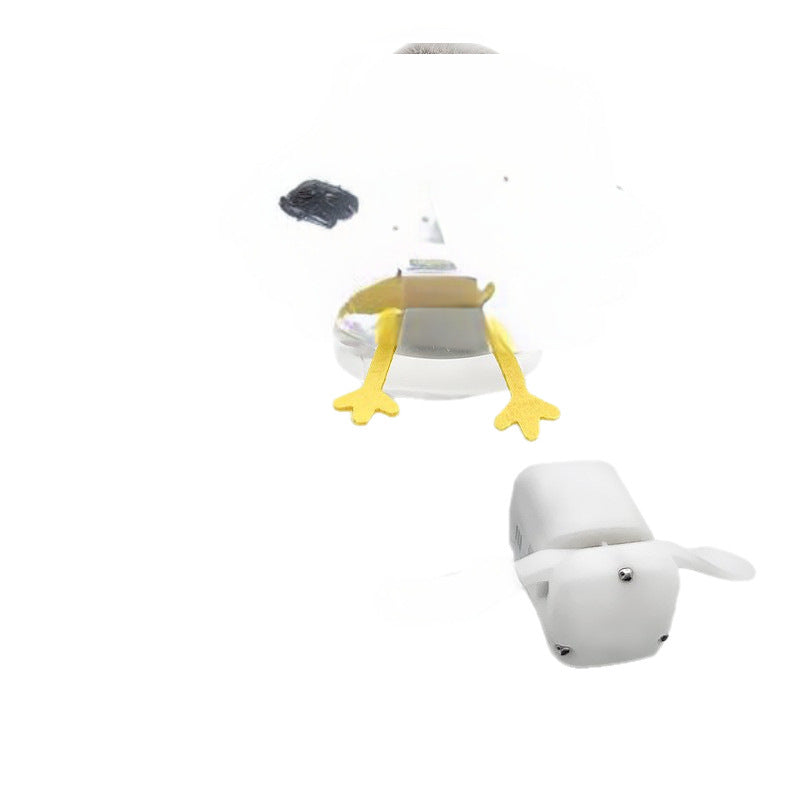 Plush electric flutter pet cat toy tease cat voice attractive force automatic bird chirp white tit big bill bird cat