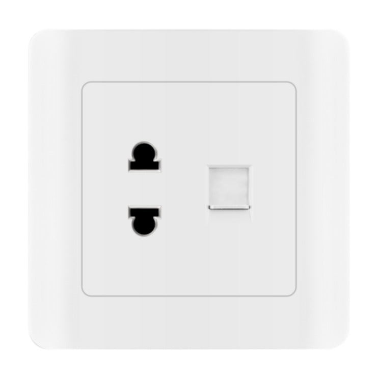 Switching power socket panel Household 86-type concealed panel British five-hole wall power USB socket panel
