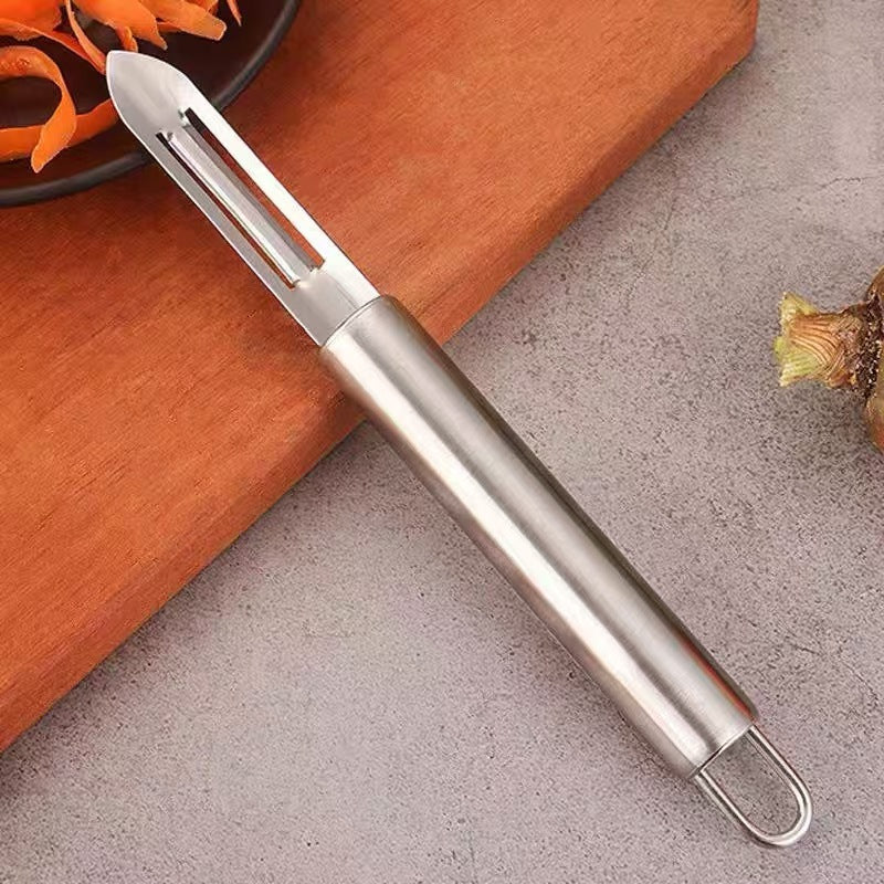Stainless steel paring knife household kitchen gadgets melon and fruit multi-purpose planer peeler scraper peeling knife melon planer