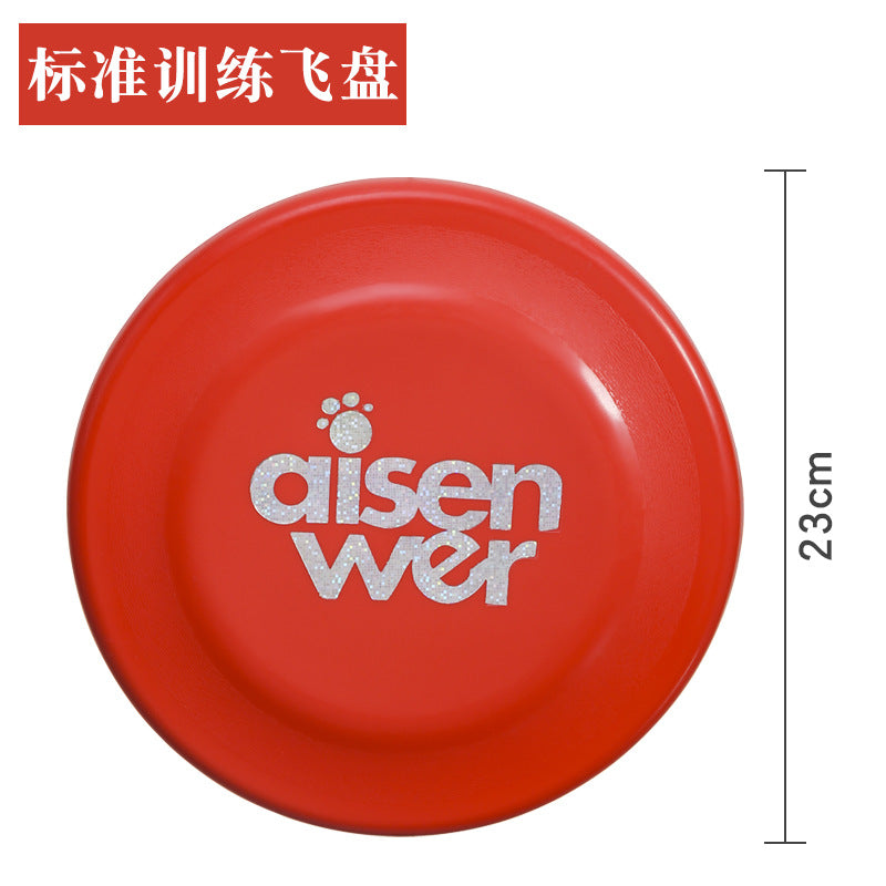 Aisenwer Dog Frisbee Pet Toys Bite-resistant Non-toxic Pet Supplies Training Supplies Floating Throwing Toys