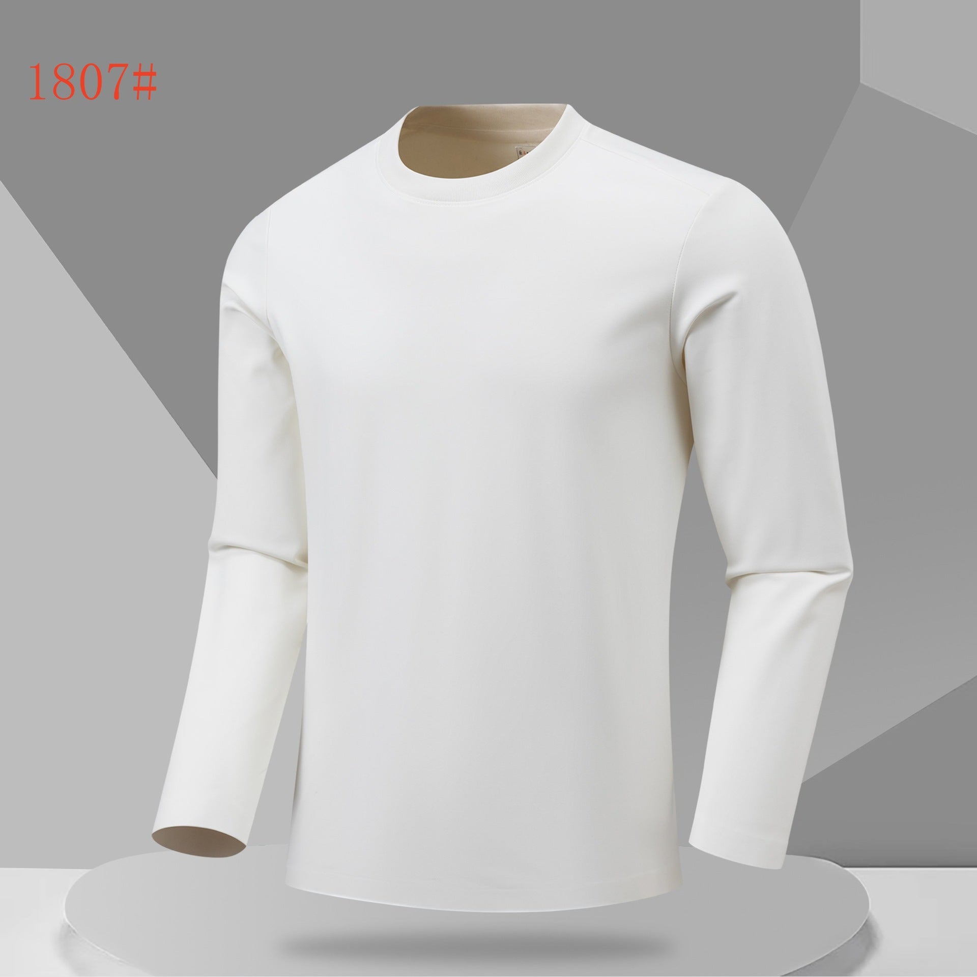 Outdoor running fitness sportswear moisture-absorbing quick-drying bottoming top men's and women's casual slim-fit crew neck long-sleeved t-shirt