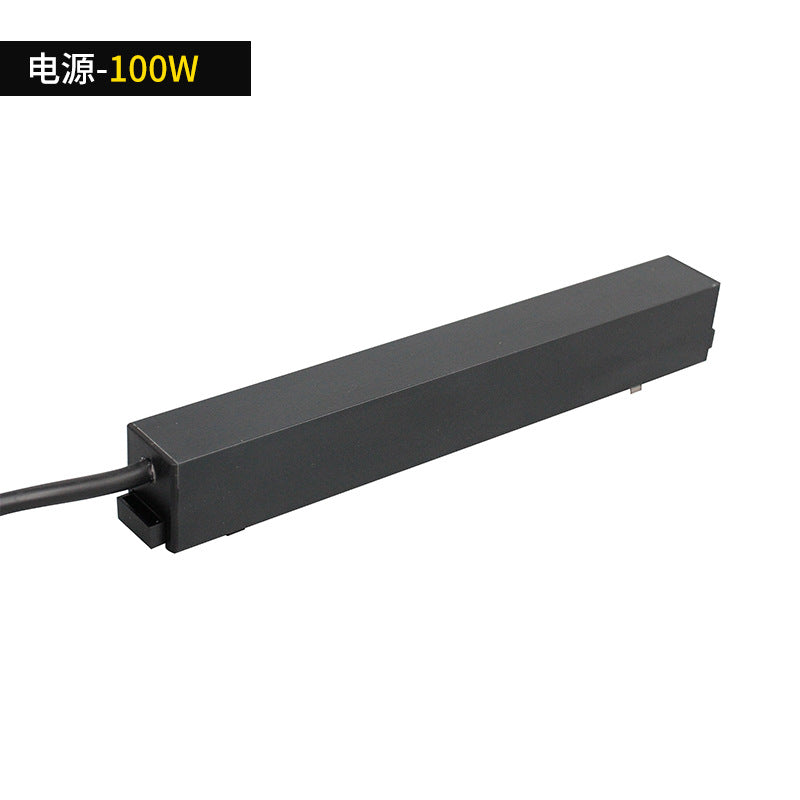 LED magnetic track light surface mounted commercial lighting intelligent embedded clothing shop background wall cob guide rail spotlight