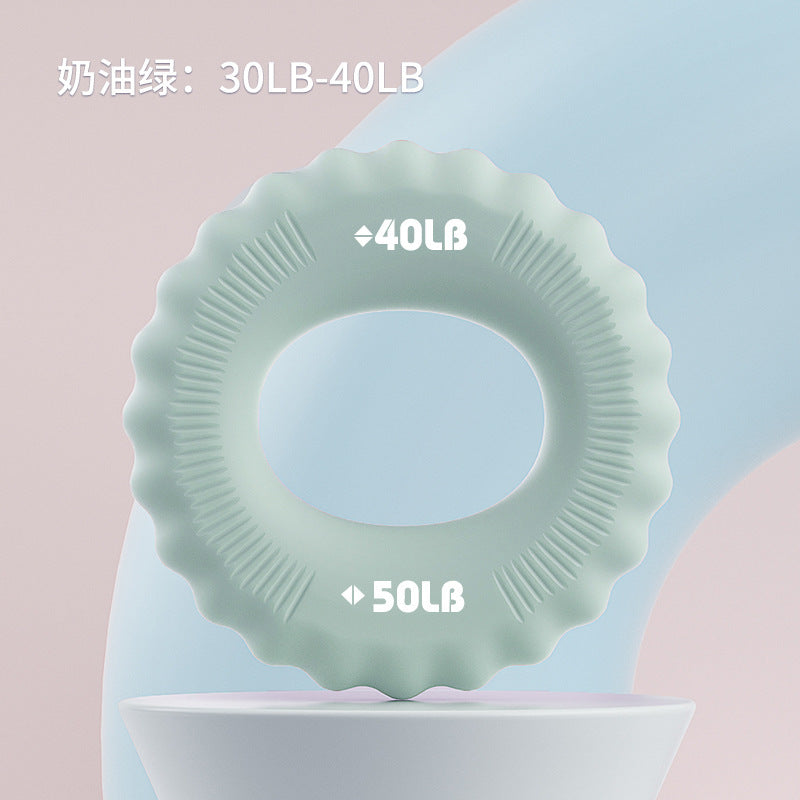 Strictly selected grip ring double strength professional exercise arm hand strength rehabilitation training massage silicone grip