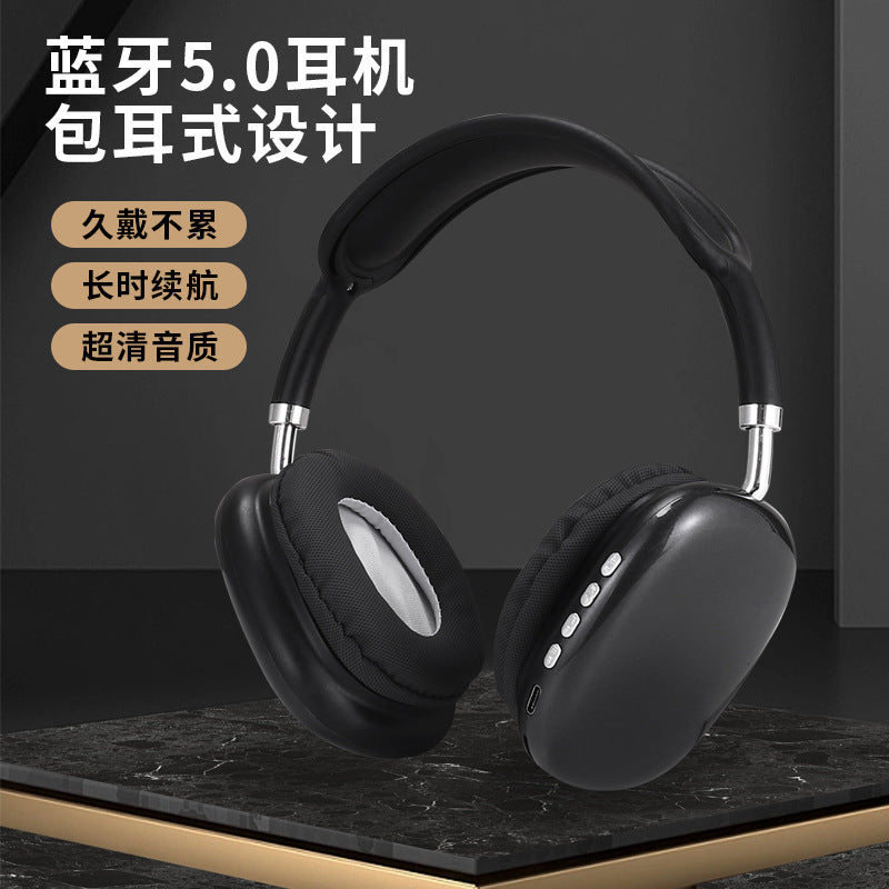 Cross-border P9 Bluetooth headset Headset Subwoofer wireless sports game general headset factory direct sales