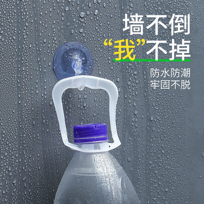 Suction cup holder, transparent glass, small suction cup, tile wall hanging, strong hook, car load home daily use set