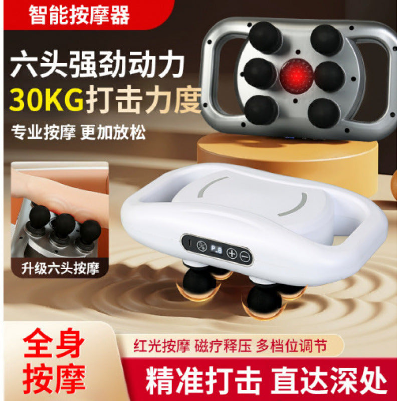 Cross-border professional grade 16-head fascia gun, muscle relaxation massager, back waist stretch size, calf, multi-head