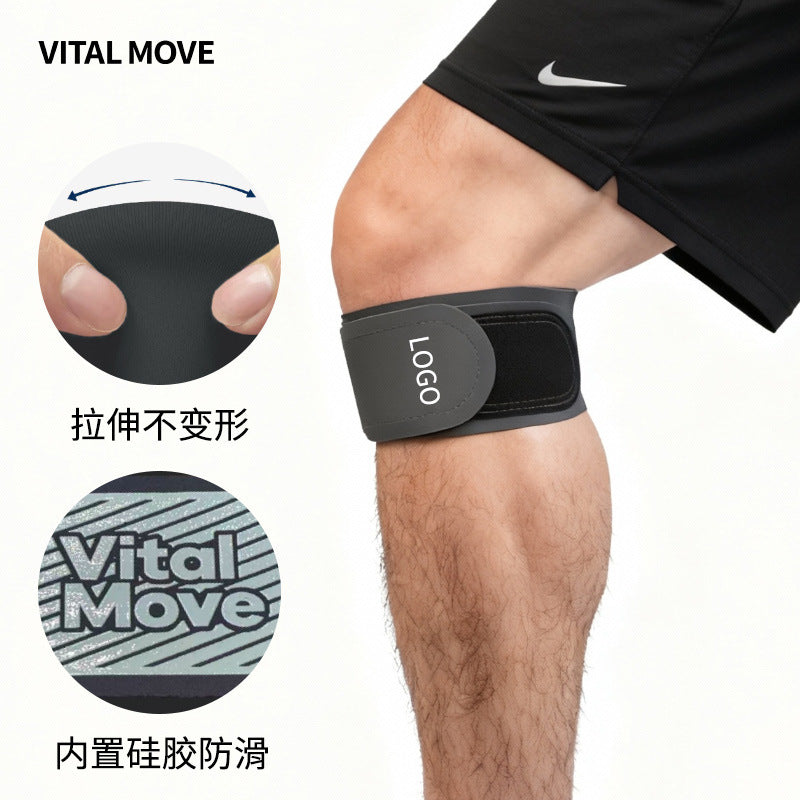 Ultra-thin wound knee pad ligament fixation knee joint protection knee single patella band custom processing