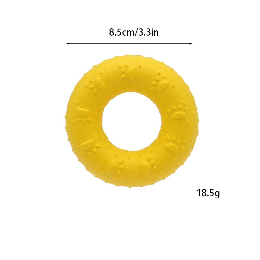 EVA pet toy dog Frisbee bite-resistant dog toy can't bite rotten molar pet ball large dog pull ring