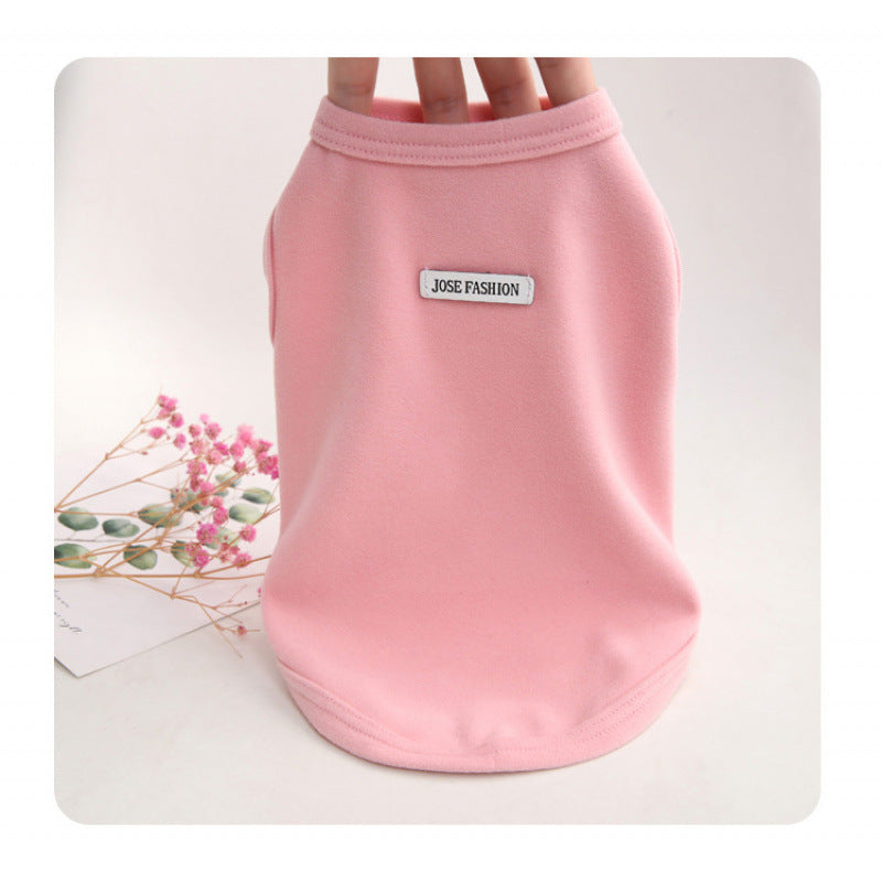 Cat clothes black German kitten clothes leash kitten cute warm new Chinese pure cotton autumn