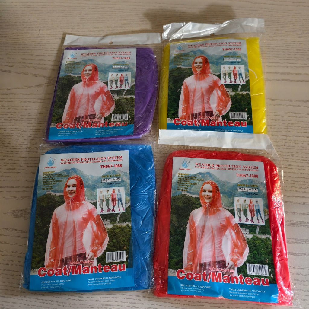 Spot travel mountaineering non-disposable raincoat full body thickened waterproof and rainstorm proof portable eva raincoat