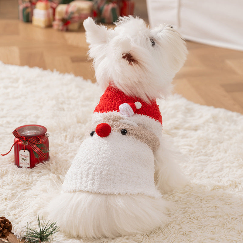 Puppy dog christmas princess skirt autumn winter teddy bizarre bear pomeranian small dog pet cat clothes winter