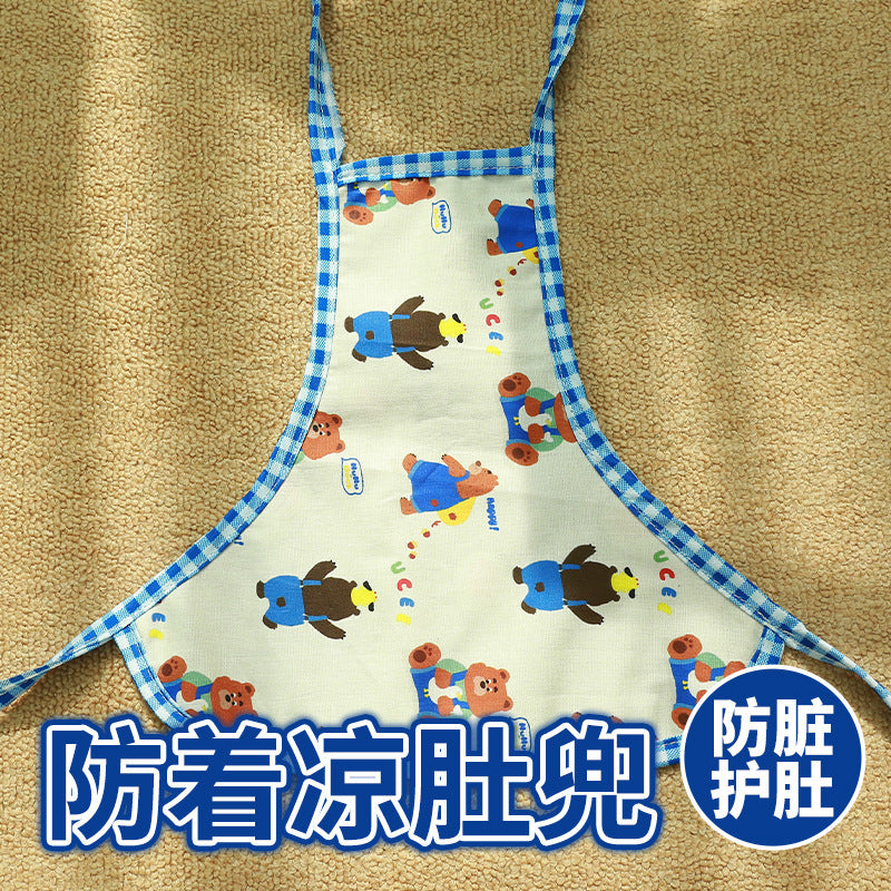 Wholesale dog anti-ice belly pocket cooling cartoon cute dog belly pocket belly protection anti-cold bib cat and dog clothes spot