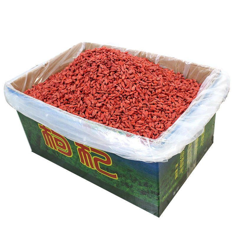 Ningxia premium whole box of wolfberry 20 kg, direct supply from the origin, no-wash tea soaked in water, agricultural products health and health