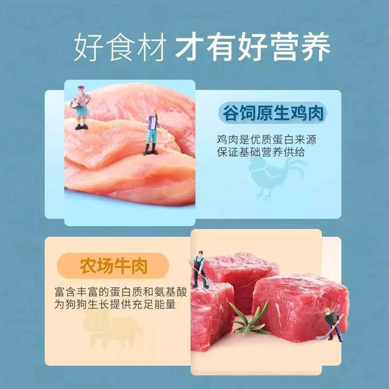 Dog food manufacturer straight hair Ayton general-purpose one-piece hair delivery large dog small dog double spell full price dog food