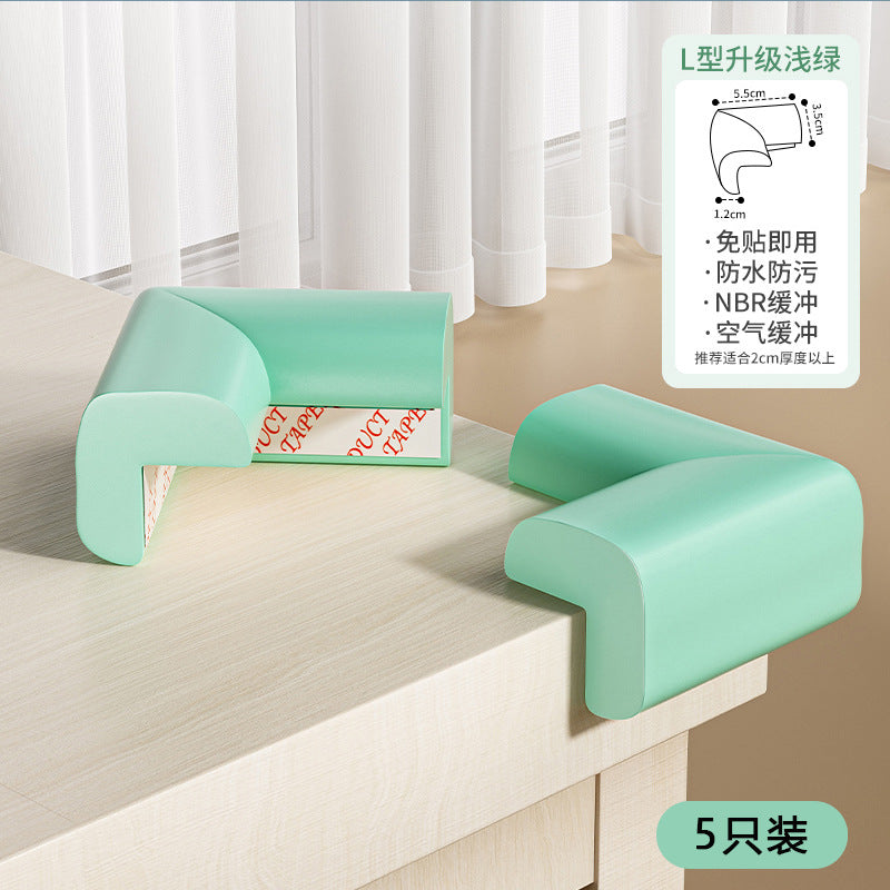 Table table corner anti-collision corner anti-collision strip anti-collision safety hemming soft bed corner sticker baby children right angle protective cover
