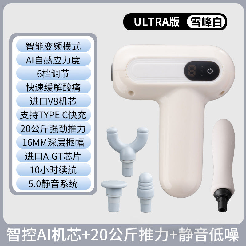 Cross-border mini fascia gun Household professional mini muscle massager Electric relaxation neck gun for boys and girls