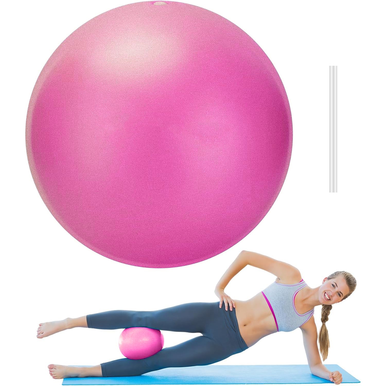 Yoga pelvic floor muscle ball 25cm Pilates ball, pregnant women pelvic floor muscle exercise postpartum recovery training fitness ball