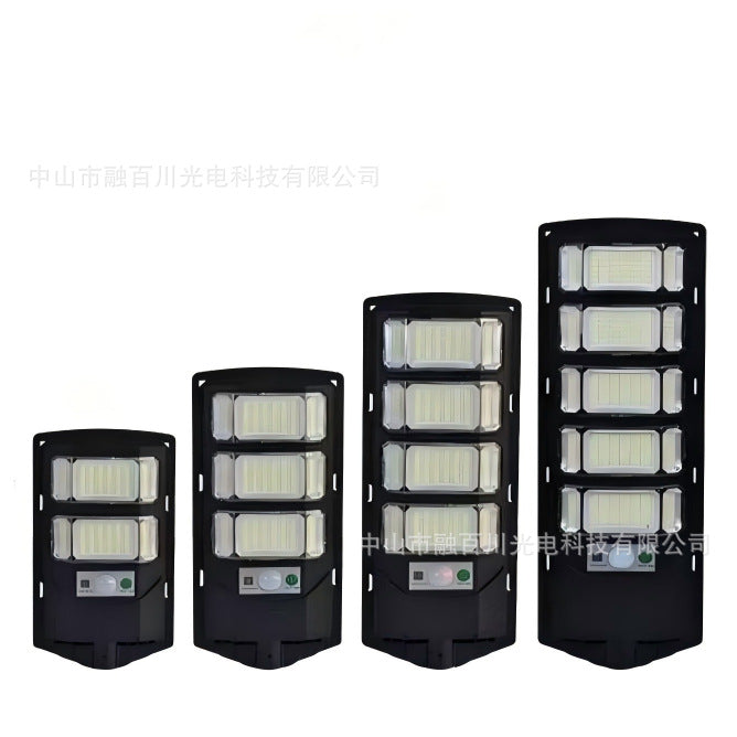 New solar LED courtyard super bright bright lighting outdoor integrated human body induction street light cross-border