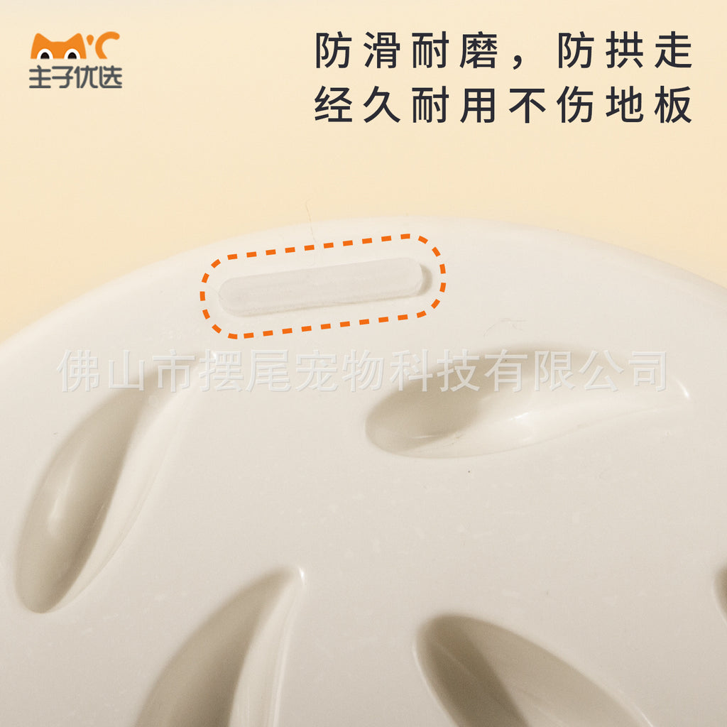 Cross-border goldfish pet slow food bowl anti-choking feeder non-slip and anti-knock cat bowl dog bowl pet supplies eating utensils