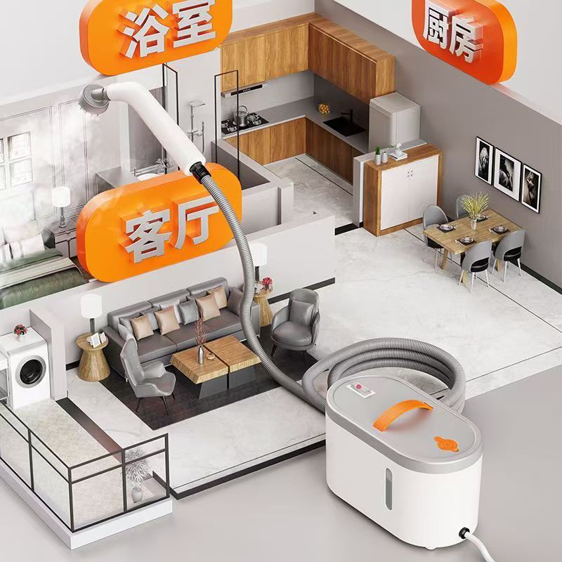 High temperature and high pressure steam cleaner Household small kitchen range hood Home appliance disinfection Air conditioner Multifunctional cleaning machine