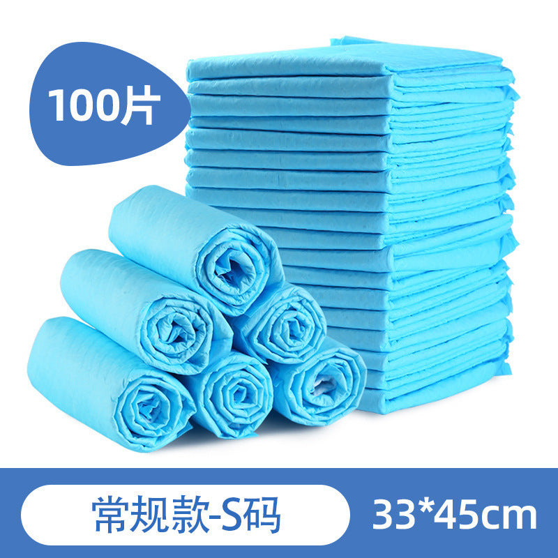 Pet urine pad absorbs water, deodorizes and thickens dog diapers, cat diapers, disposable diaper paper customization