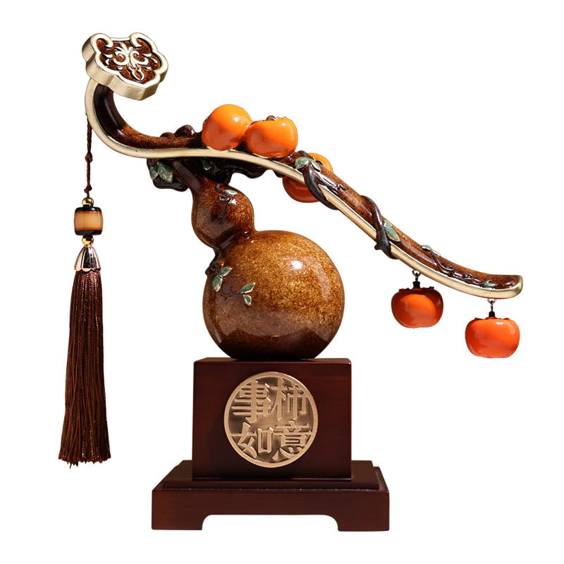 Bei Hanmei Creative New Chinese Ruyi Ornament Housewarming Annual Meeting Gift Home Living Room Wine Cabinet TV Cabinet Decoration