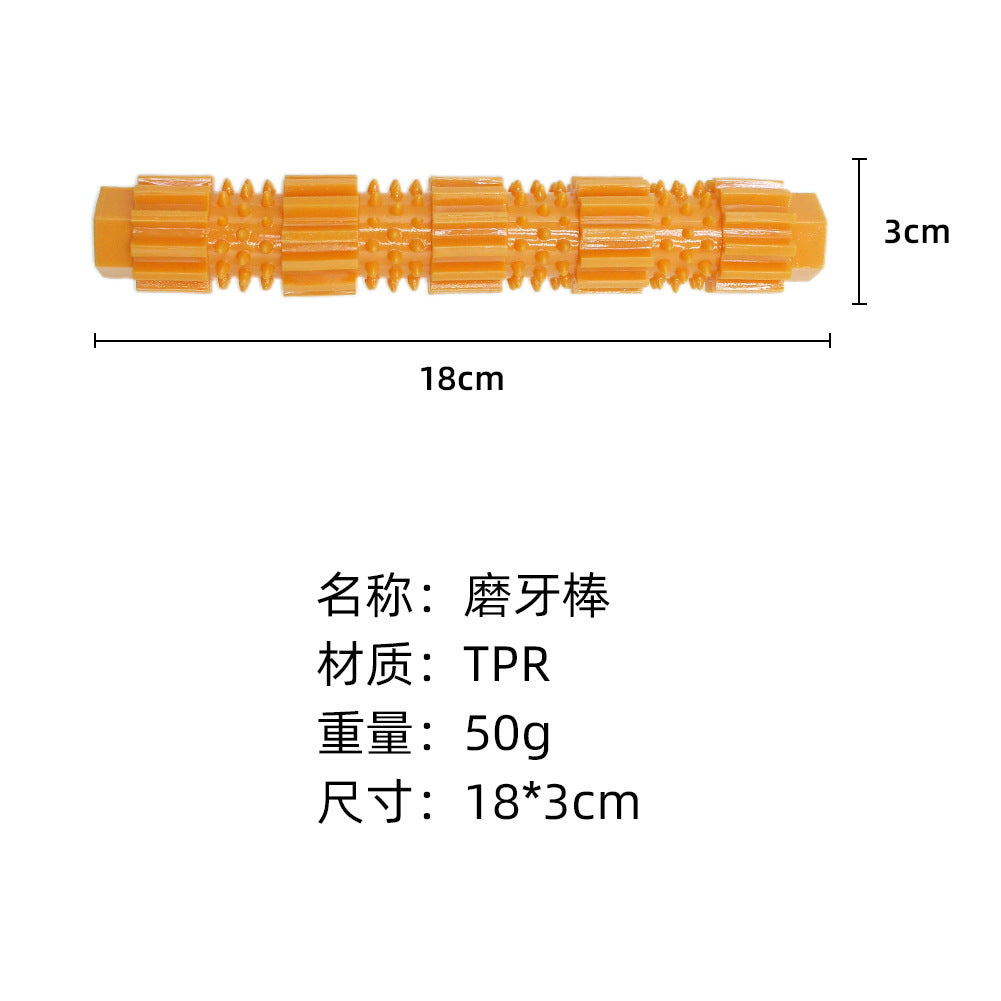 Pet supplies factory wholesale Amazon popular dog toy molar stick can't bite bad toy ball leaks Frisbee