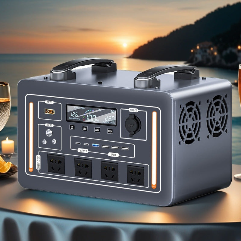 Flagship large-capacity outdoor mobile power supply 220v stall night market commercial self-driving camping portable durable high power